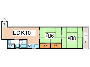 第２スプリングマンションの物件間取画像